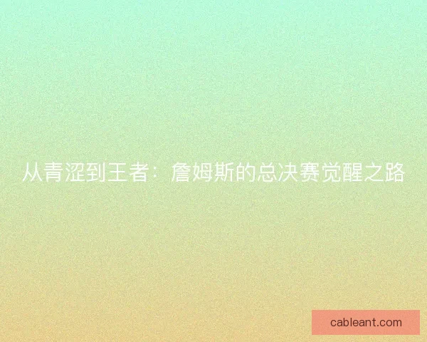 从青涩到王者：詹姆斯的总决赛觉醒之路